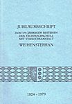 Abb. 15 VÖLK, J., 1979: Jubileumsschift zum 175-jährigen Bestehen der Fachhochschule mit Versuchsanstalt Weihenstephan, Obst- und Gartenbauverlag München