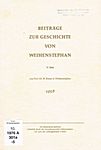 Abb. 10 RAUM, H., 1958, Beiträge zur Geschichte von Weihenstephan, IV.Heft,